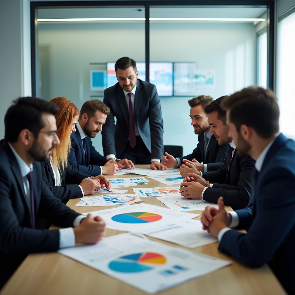 Equipo de FinSueños en oficina principal