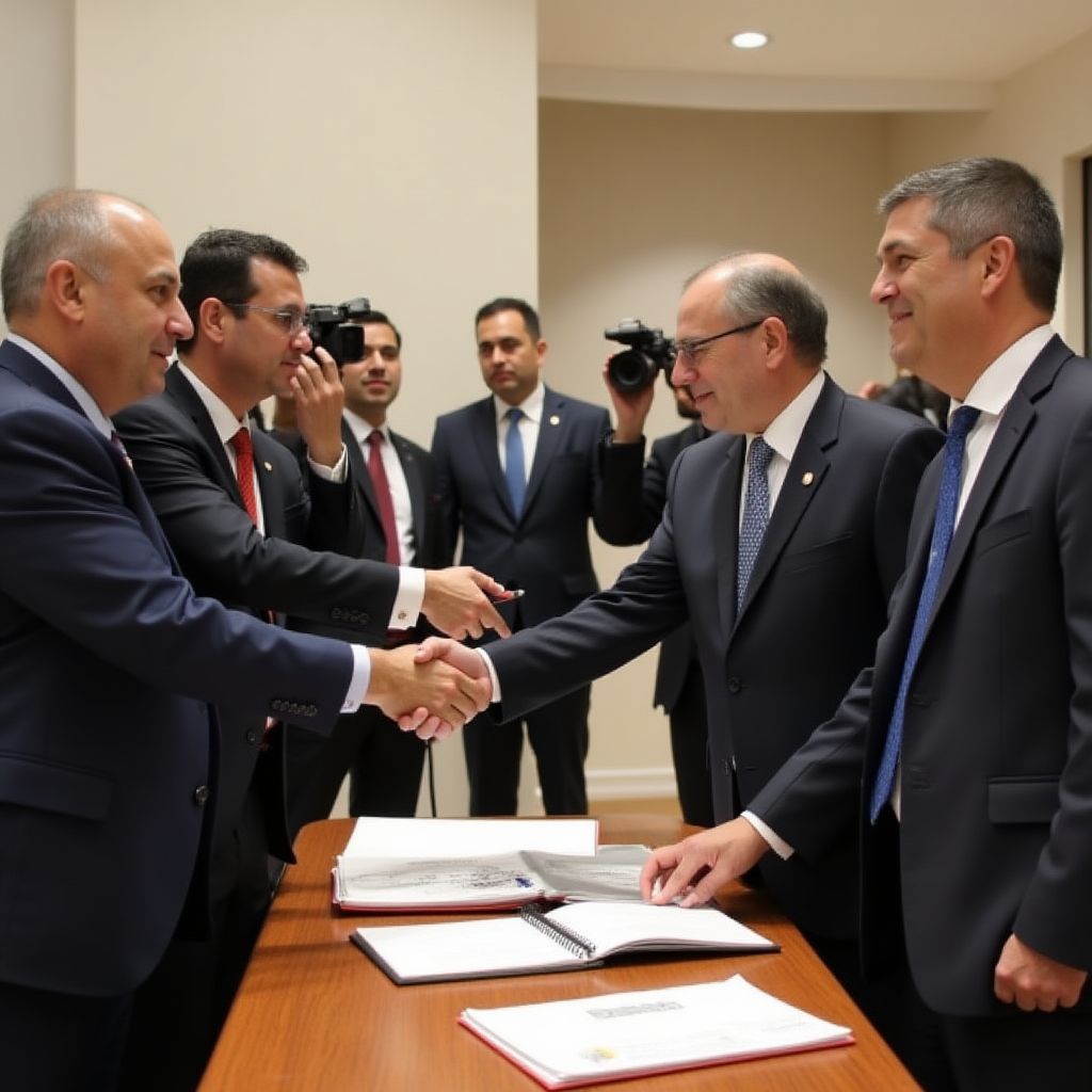 Firma de convenio con institución educativa